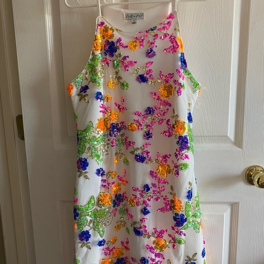 Sequin cocktail dress